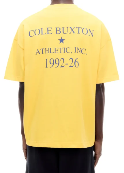 ATHLETIC INC YELLOW T-SHIRT