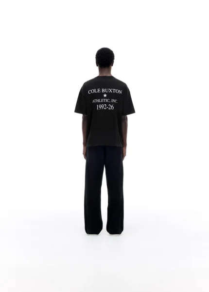 ATHLETIC INC VINTAGE BLACK T-SHIRT
