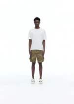SURPLUS CARGO WASHED CAMO SHORTS