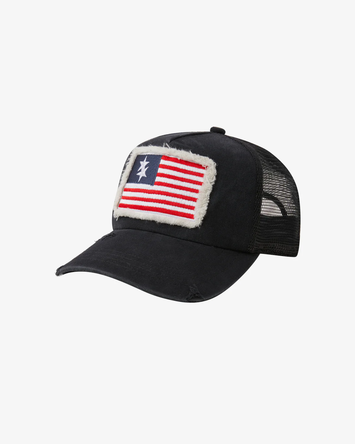 DOUBLE STAR FLAG BLACK CAP DOUBLE STAR FLAG BLACK CAP