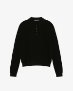 CASHMER POLO KNIT SWEATER