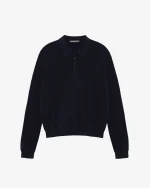CASHMER POLO KNIT SWEATER