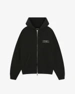 COLE BUXTON SPORT ZIPPED VINTAGE BLACK HOODIE
