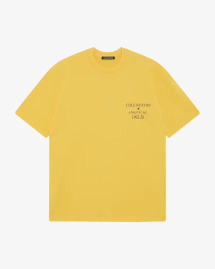 ATHLETIC INC YELLOW T-SHIRT