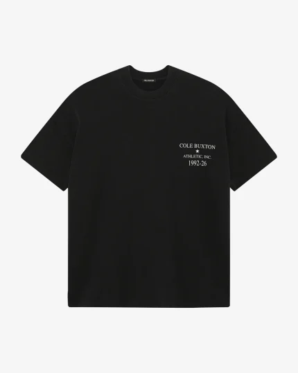ATHLETIC INC VINTAGE BLACK T-SHIRT