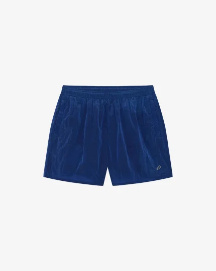 METAL EMBLEM SWIM COBALT BLUE SHORTS