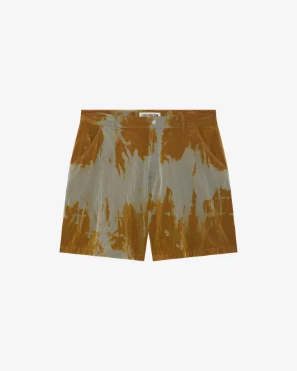BLEACHED NYLON TOBACCO SHORTS