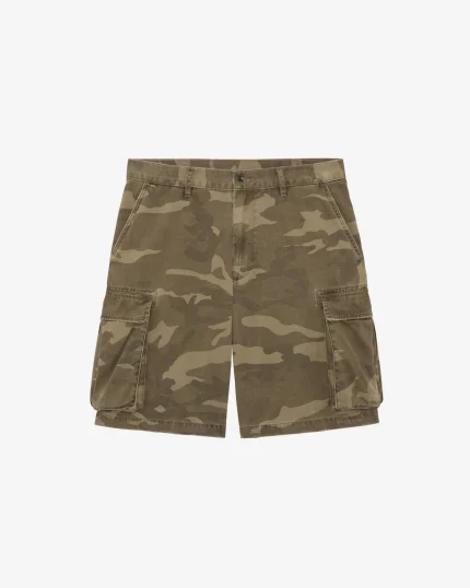 SURPLUS CARGO WASHED CAMO SHORTS