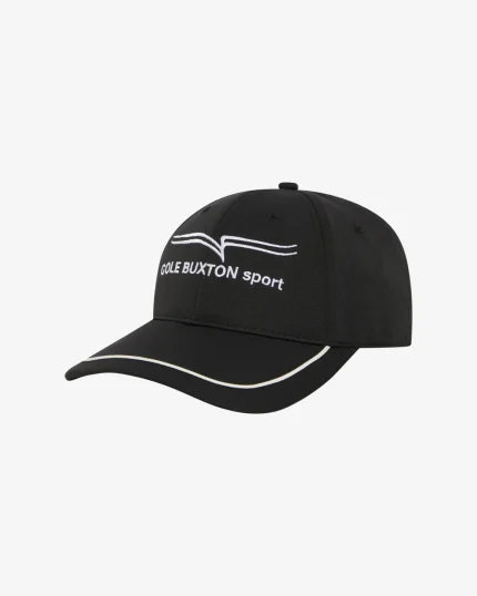COLE BUXTON SPORT PIPED BLACK CAP