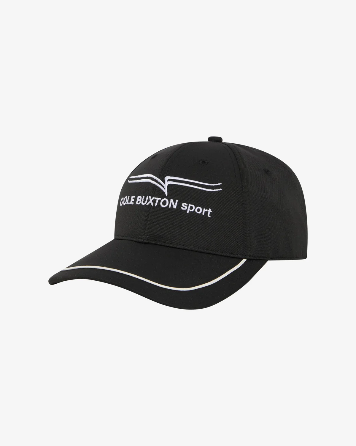 COLE BUXTON SPORT PIPED BLACK CAP COLE BUXTON SPORT PIPED BLACK CAP