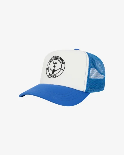 TWO STAR STATE TRUCKER BLUE CAP