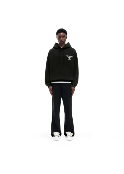 LONGHORN VINTAGE BLACK HOODIE