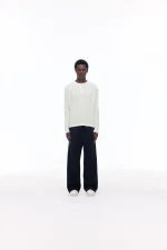 RELAXED WHITE HENLEY