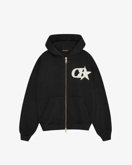 ZIPPED CB STAR HOODIE