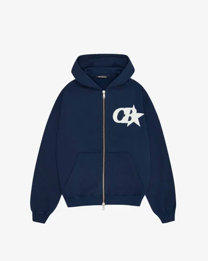 ZIPPED CB STAR HOODIE