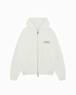 COLE BUXTON SPORT ZIPPED VINTAGE WHITE HOODIE